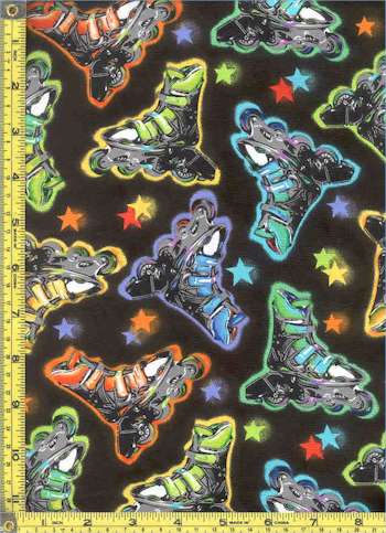 Neon Rollerblades