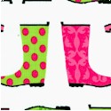 Jack and Jenny - Colorful Slicker Boots by Laurie Wisbrun 