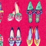  Ruru Marie - Vintage Shoes in Rows on Primrose