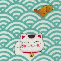 Sushi - Lucky Cats, Fish and Waves