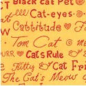 Cool Cats - Cat Phrases on Gold