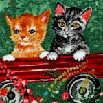 Cat Charm - Garden Scenes