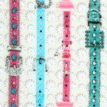 Kitty Glitter - Cat Collar Vertical Stripe