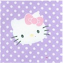 Hello Kitty Ducks and Dots on Lavender FLANNEL - LTD. YARDAGE AVAILABLE (1.14 YARDS, MUST BE PURCHAS