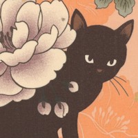Hyakka Ryoran - Neko Black Cats and Gilded Flowers