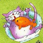 Pampered Pets - Tossed Whimsical Cats