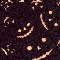 Pumpkin Hollow - Whimsical Jack-o-Lantern Faces by D.C. Brown - SALE! (MINIMUM PURCHASE 1 YARD)