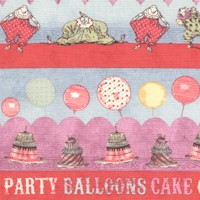Hullabaloo - Party Celebration Vertical Stripe #1 by Iron Orchid Designs