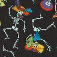 Dancing Day of the Dead Skeletons