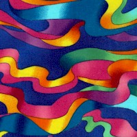 Aquatica - Colorful Waves by Nancy Duell Amber Jack Studios