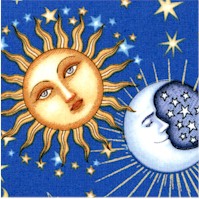 Celestial Sol - Gilded Moons, Suns and Stars by Dan Morris