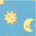 Toy Chest - Adorable Moons and Stars on Blue