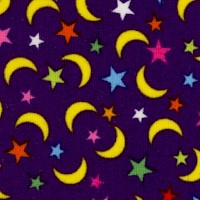 Jungle - Colorful Moons and Stars by French Bull