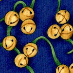 Christmas in Bloom - Jingle Bells on Blue