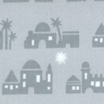 Christmas Pure and Simple - Bethlehem in Shades of Gray - LTD. YARDAGE AVAILABLE (.5 YD.) MUST BE PU