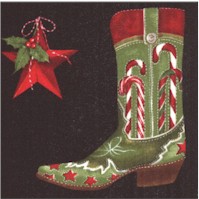 Holly Jolly Christmas - Holiday Cowboy Boots