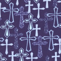 Faith - Elegant Crosses in Shades of Blue by Whistler Studios