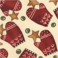Holly Jolly Snowmen - Tossed Mittens, Stars and Ornaments by Kathy Schmidtz