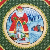 Santa’s Workshop Panel by Jim Shore - SOLD BY THE PANEL ONLY