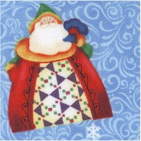 Santa’s Workshop - Tossed Folk Santas and Snowmen by Jim Shore