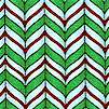 Santa & Company Candy-Cane Chevron Stripe #2 by Cheri Strole - LTD. YARDAGE AVAILABLE (.67 YARD) MUS