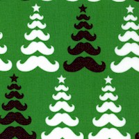 Merry Mustaches - Christmas Trees by Caleb Gray