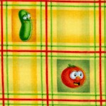 Veggie Tales Helping Hands Plaid