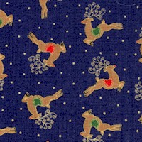 Gilded Novelty Christmas Reindeer - SALE! (MINIMUM PURCHASE 1 YARD)