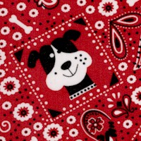 Dog Bandana in Red