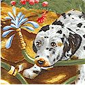 Perfect Pets - Frolicking Puppies by Janet K. Skiles - LTD. YARDAGE AVAILABLE (.75 YD.; MUST BE PURC