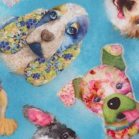 Good Dogs Too - Tossed Puppy Heads by Connie Haley