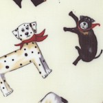 Tossed Whimsical Dogs by Jennifer Garant