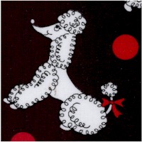 Joie de Vivre - Bon Vivant Tossed Poodles and Polka Dots