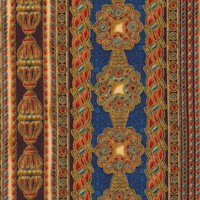 Passage to India - Gilded Ornate Vertical Stripe #2