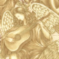 Choir of Angels - Gilded Angels and Musical Instruments