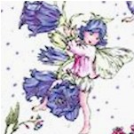 Petite Fairies with Delicate Glitter by Cicely Mary Barker - LTD. YARDAGE AVAILABLE (1 YARD) MUST BE
