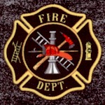 Firefighters and Black Heather Print Logo