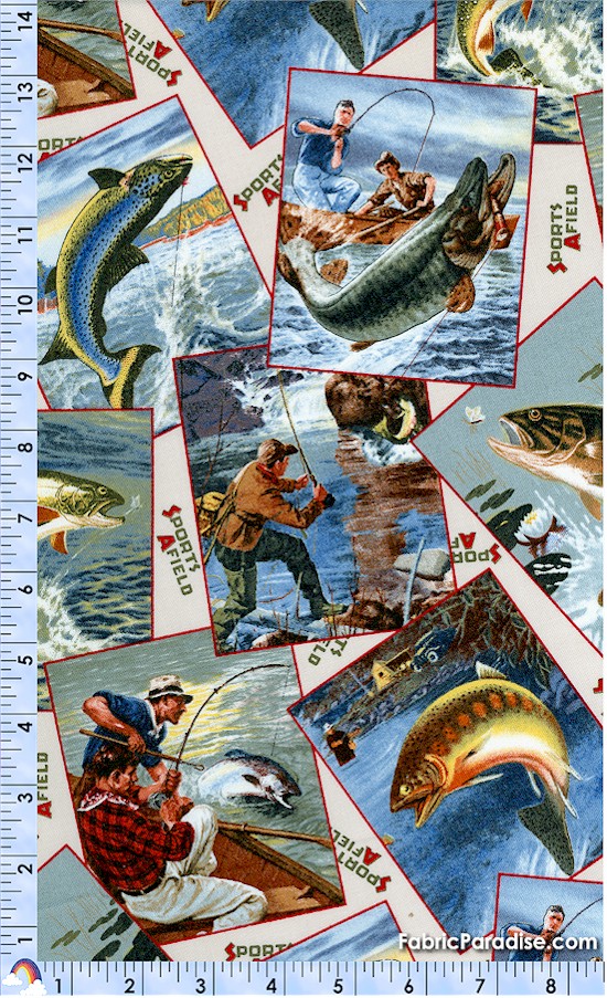 Sports Afield - Fishing Scene Snapshots, Fish & Sea Life