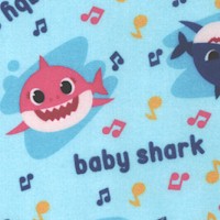 Baby Shark Music Toss on Blue