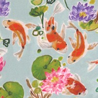 Tokyo Dreams - Koi Pond by August Wren