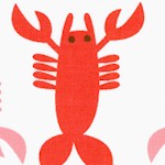 Ribs and Bibs - Lobsters in Rows by Maude Ashbury