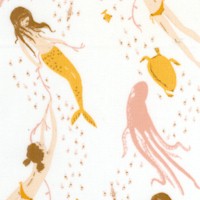 Mendocino - Delicate Small Mermaids and Octopuses #2 by Heather Ross