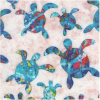 Ocean Paradise - Patterned Turtles by Dan Morris