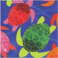 Tropical Breeze - Watercolor Turtles