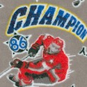 Hockey Champions on Grey FLANNEL