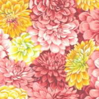 Dazzling Dahlias in Yellow and Pink