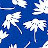 New Traditions - Daisy Silhouettes on Blue by Michal Sparks