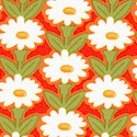 Daisy Days - Perky Daisies on Orange