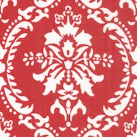 Duets - Elegant Damask in Red and White
