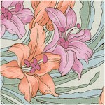 Age of Elegance - Delicate Art Nouveau Floral Coordinate